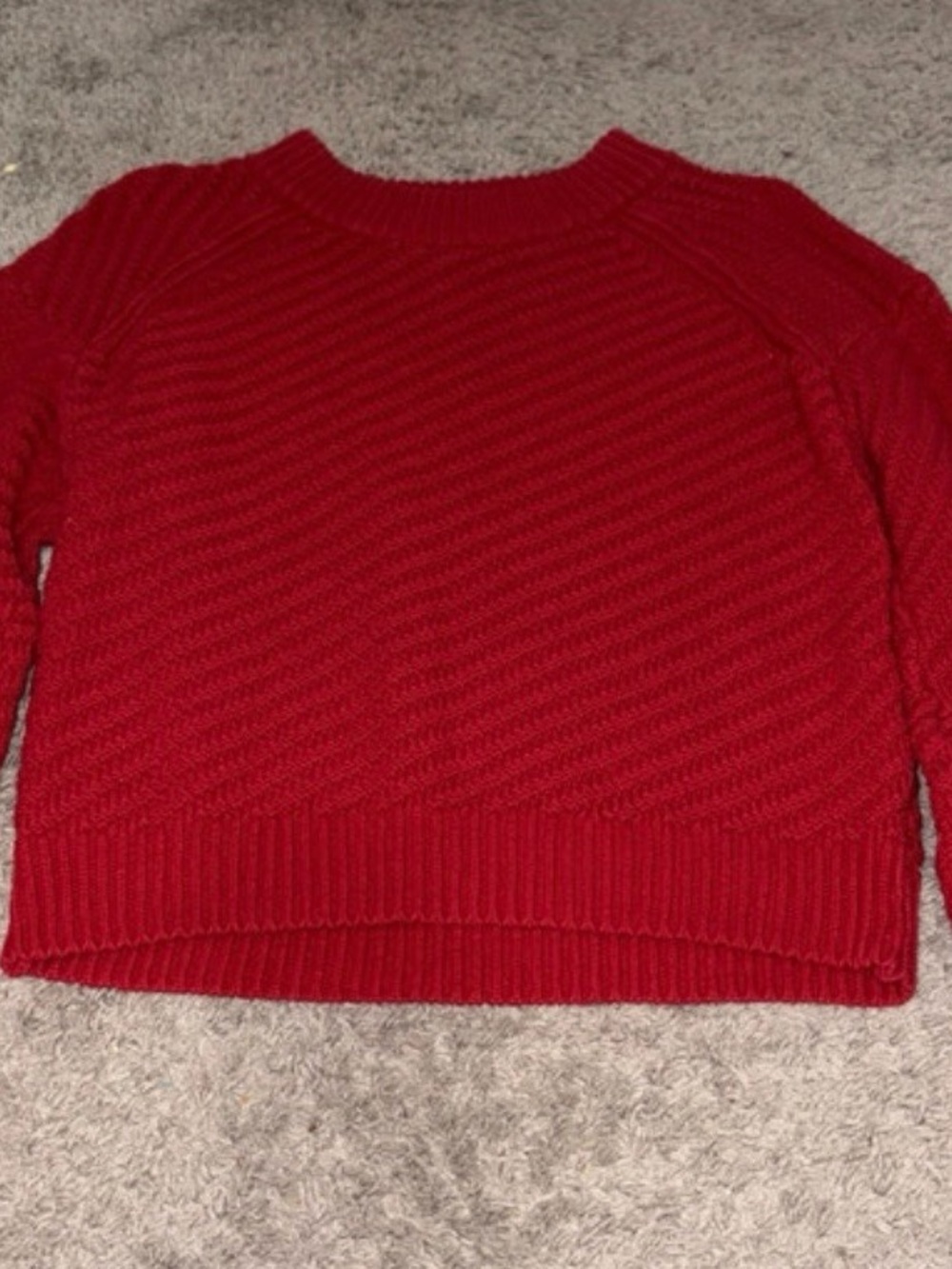 Universal Thread Red Crewneck Knit Sweater